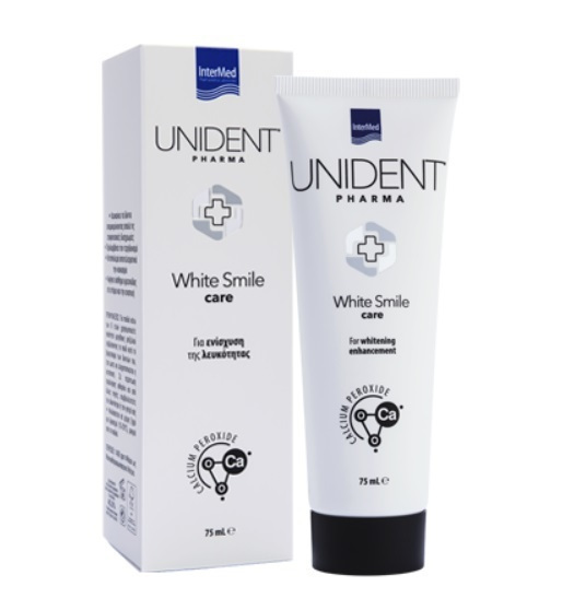 InterMed Unident White Smile Care Οδοντόκρεμα για Λεύκανση 75ml - Image 3