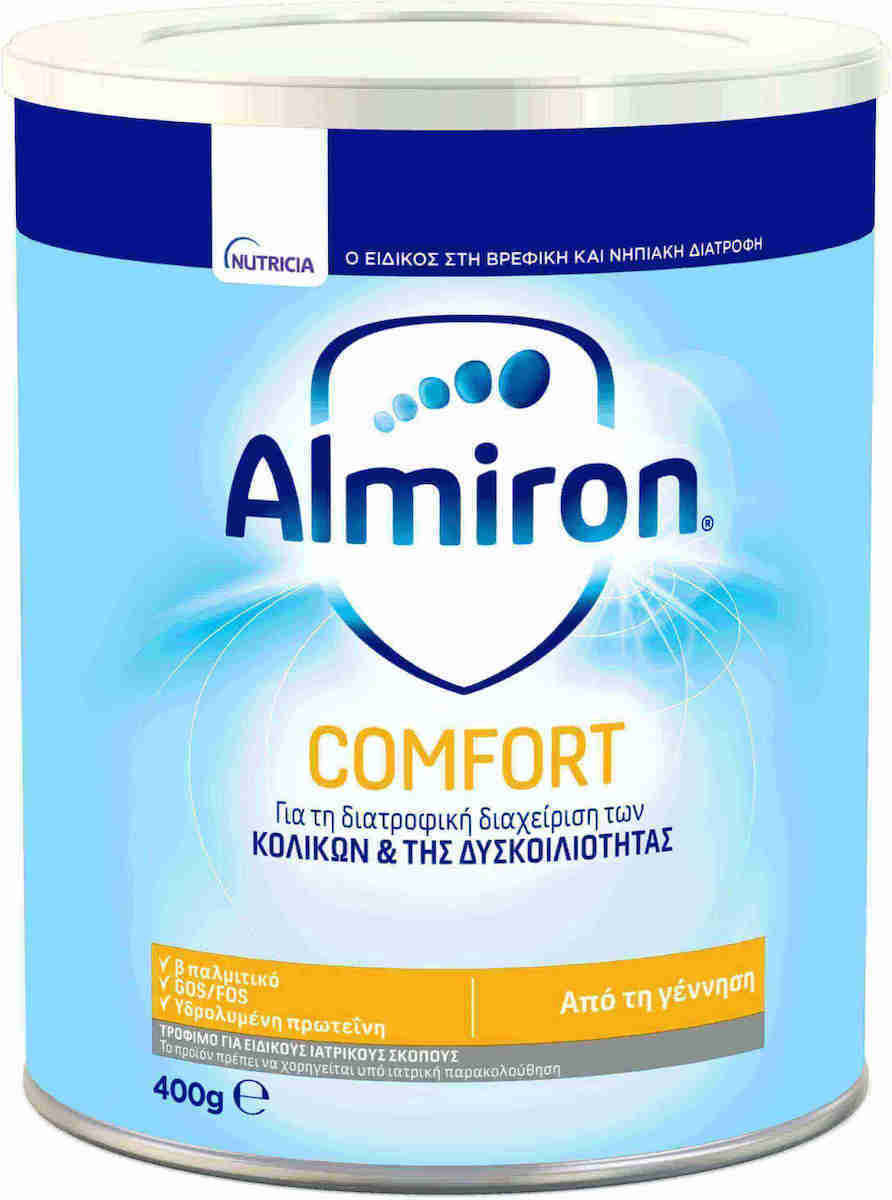 Nutricia Γάλα σε Σκόνη Almiron Comfort 1 για 0+ Μηνών 400gr