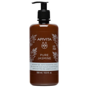 Apivita Pure Jasmine Αφρόλουτρο σε Gel με Aιθέρια Έλαια Γιασεμί 500ml