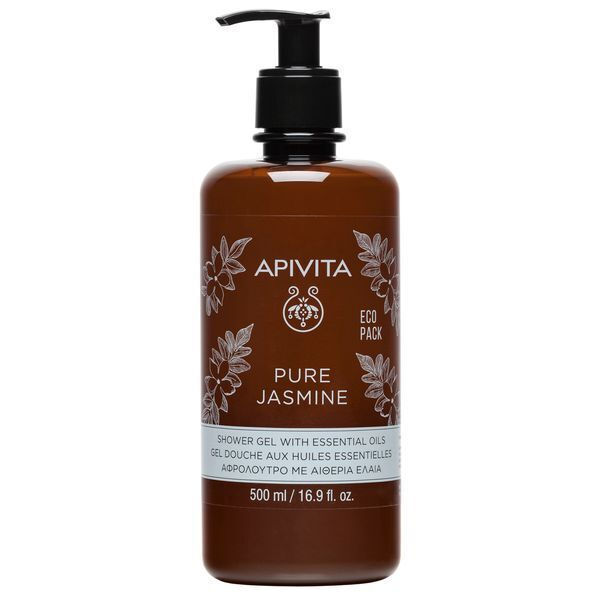 Apivita Pure Jasmine Αφρόλουτρο σε Gel με Aιθέρια Έλαια Γιασεμί 500ml