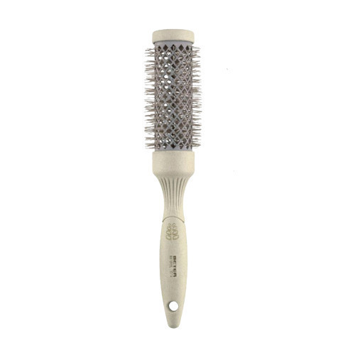 Beter Natural Fiber Ceramic Thermal Βούρτσα Μαλλιών για Ίσιωμα Μπεζ 32mm