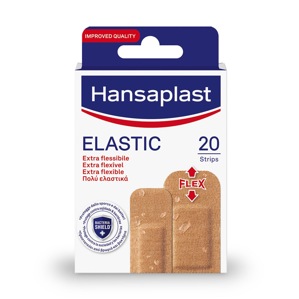 Hansaplast Elastic Extra Flexible Αυτοκόλλητα Επιθέματα 20τμχ
