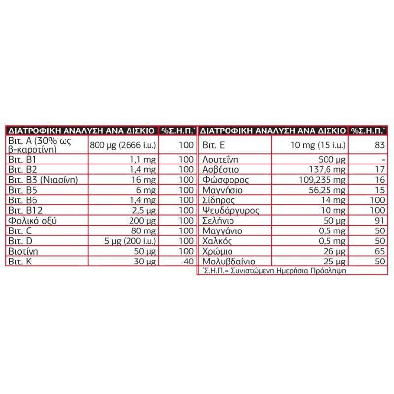 Lanes Daily One Πολυβιταμίνη για Ενέργεια 30 ταμπλέτες - Image 3