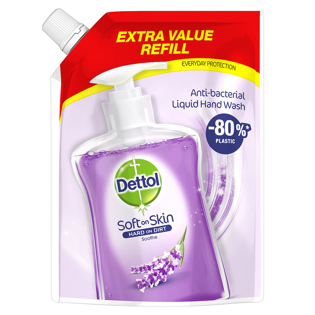 Dettol Λεβάντα Refill Pouch Κρεμοσάπουνο 500ml
