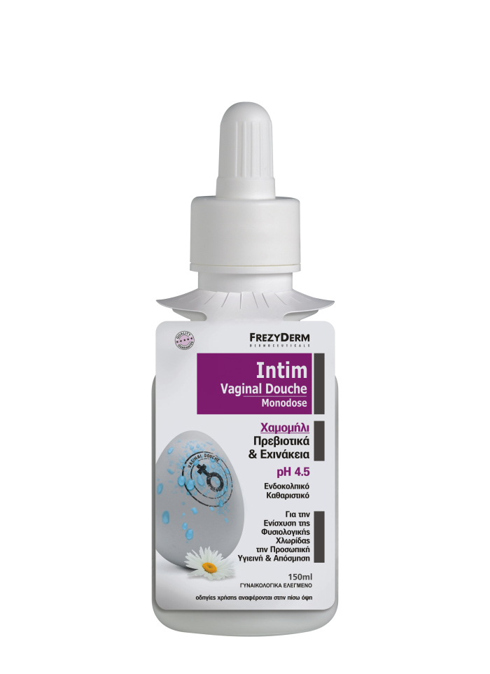 Frezyderm Intim Vaginal Douche pH 4.5 Υγρό Καθαρισμού για την Ευαίσθητη Περιοχή με Χαμομήλι & Πρεβιοτικά 150ml