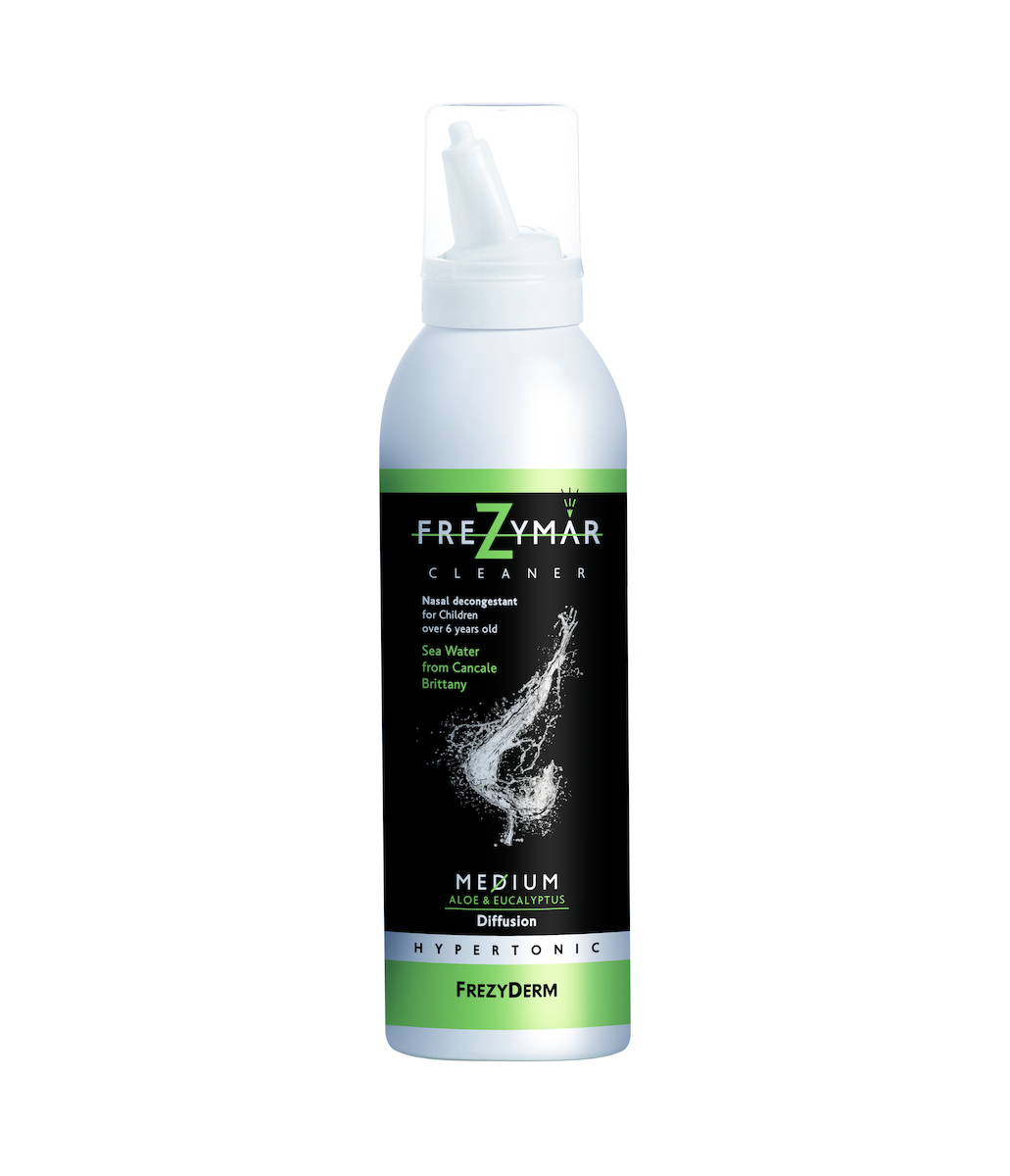 Frezyderm Frezymar Cleaner Medium Aloe & Eucalyptus από 6 Ετών Ρινικό Σπρέι με Θαλασσινό Νερό για Όλη την Οικογένεια 120ml
