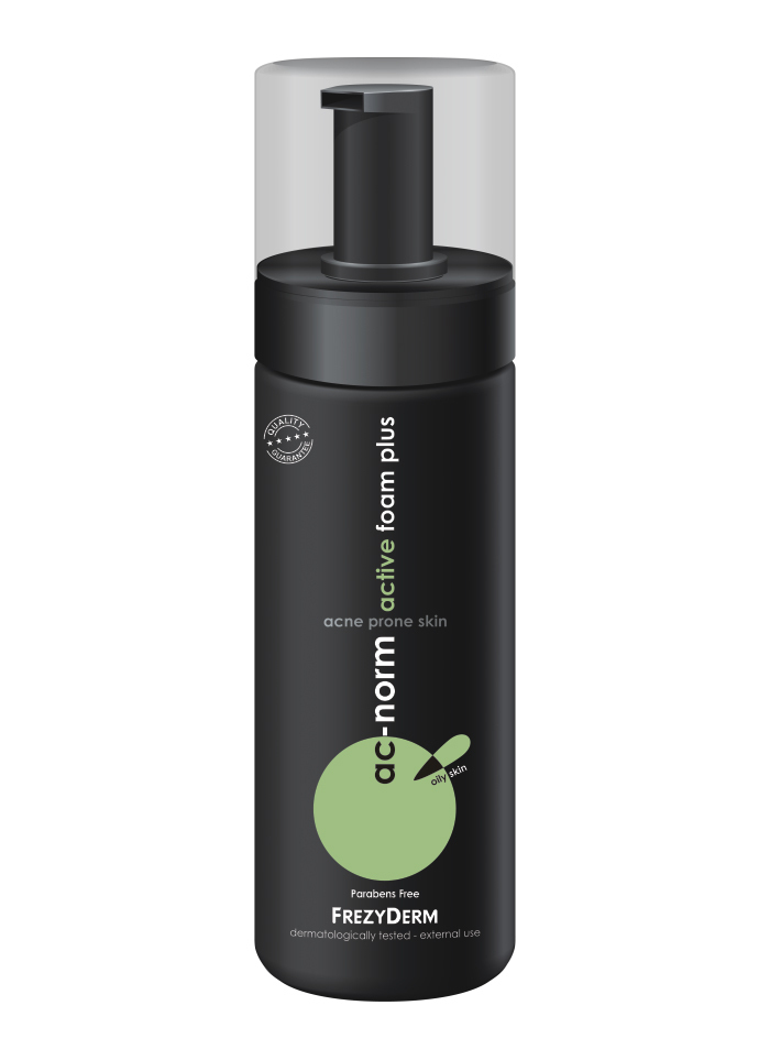 Frezyderm Ac-Norm Active Foam Plus Αφρός Καθαρισμού Προσώπου για Ακνεϊκές Επιδερμίδες 150ml