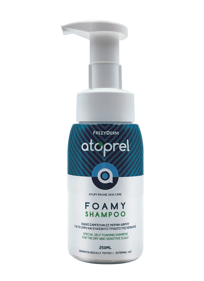 Frezyderm Atoprel Foamy Σαμπουάν Κατά της Ξηροδερμίας για Ευαίσθητο Τριχωτό 250ml