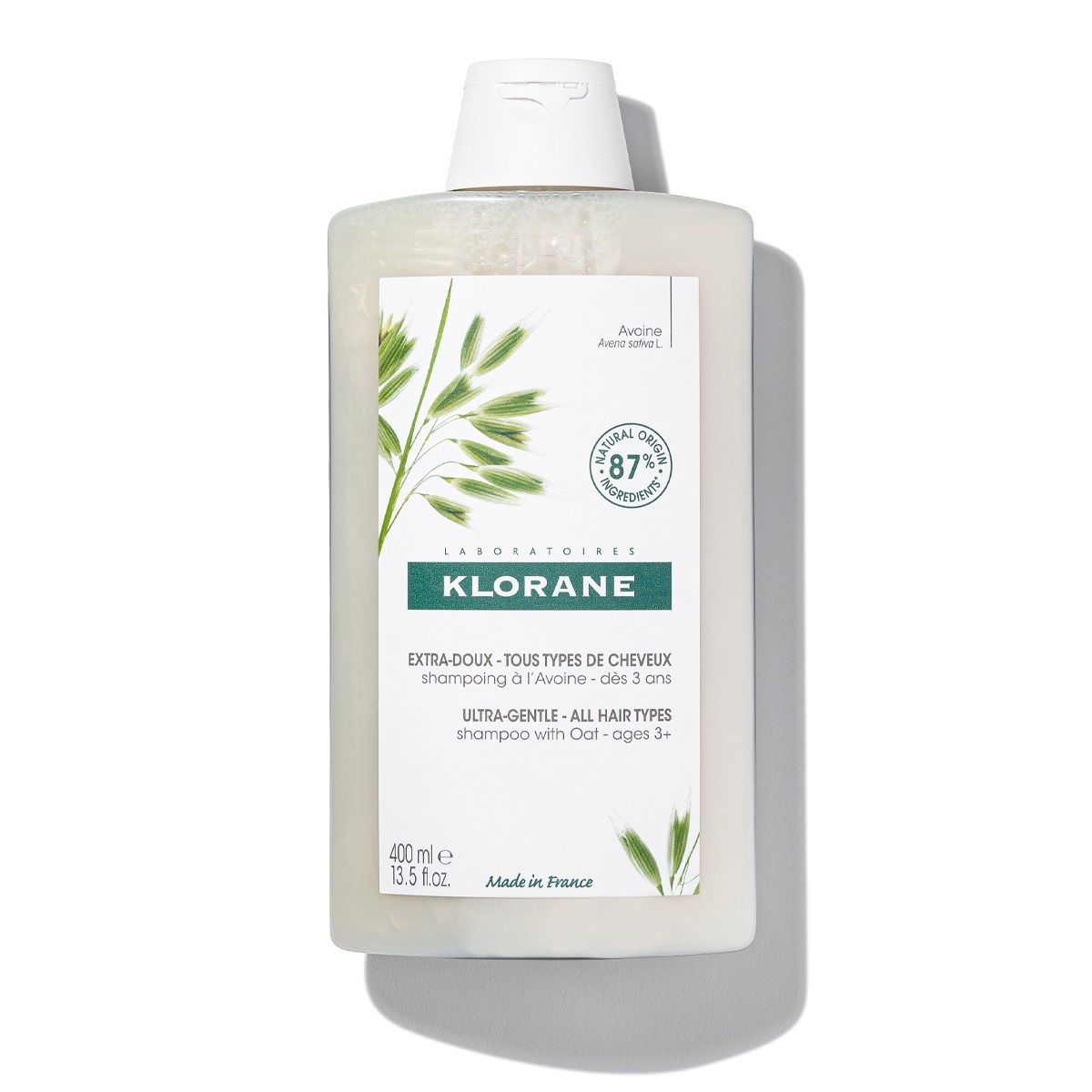 Klorane Oat Milk Σαμπουάν για Όλους τους Τύπους Μαλλιών 400ml