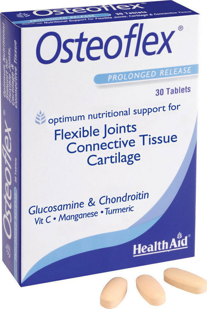 Health Aid Osteoflex Prolonged Release 500mg Συμπλήρωμα για την Υγεία Αρθρώσεων & Οστών 30 ταμπλέτες