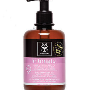 Apivita Intimate Gentle Daily Cleansing pH 5 Gel για Καθαρισμό της Ευαίσθητης Περιοχής με Χαμομήλι & Πρεβιοτικά 300ml