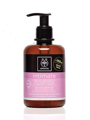 Apivita Intimate Gentle Daily Cleansing pH 5 Gel για Καθαρισμό της Ευαίσθητης Περιοχής με Χαμομήλι & Πρεβιοτικά 300ml