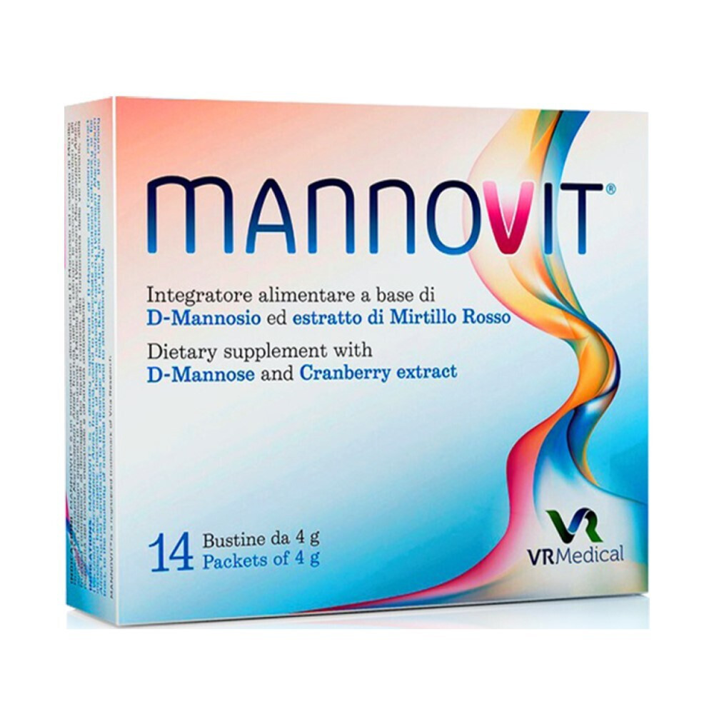 VR Medical MannoVit Ειδικό Συμπλήρωμα Διατροφής 14 φακελίσκοι