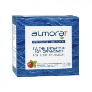 almora PLUS® Ηλεκτρολύτες για την Ενυδάτωση του Οργανισμού Φράουλα 12 φακελίσκοι
