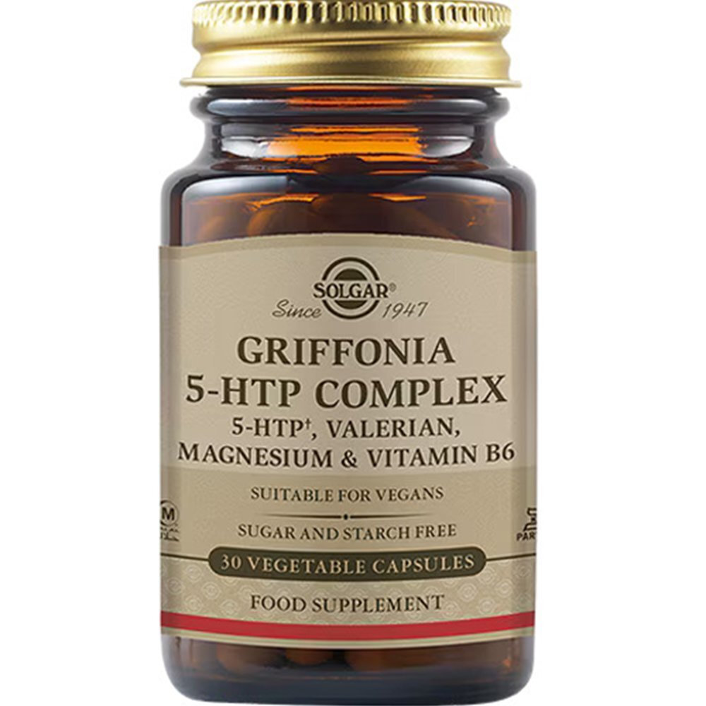 Solgar Griffonia 5-htp Complex 30 Φυτικές Κάψουλες