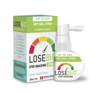 Amhes Losebig Spray Συμπλήρωμα για Αδυνάτισμα 30ml Πράσινο Μήλο