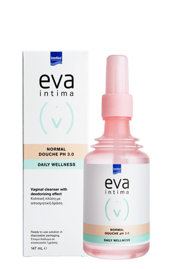 InterMed Eva Intima Daily Wellness Normal Douche pH 3 Υγρό Καθαρισμού για την Ευαίσθητη Περιοχή 147ml