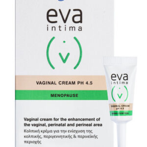 InterMed Eva Intima Meno-Control Vaginal pH 4.5 Κρέμα με Αντιμικροβιακή Δράση με Υαλουρονικό 10 x 5gr