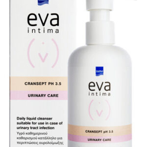 InterMed Eva Intima Cransept Urinary Care pH 3.5 Υγρό Καθαρισμού για την Ευαίσθητη Περιοχή με Χαμομήλι & Αλόη 250ml