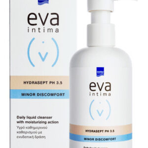 InterMed Eva Intima Hydrasept Minor Discomfort pH 3.5 Υγρό Καθαρισμού για την Ευαίσθητη Περιοχή με Χαμομήλι & Πρεβιοτικά 250ml