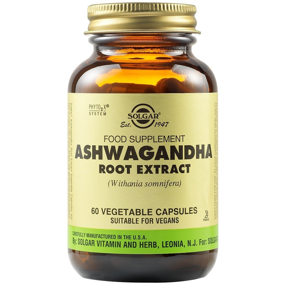 Solgar Ashwagandha Root Extract 60 x 1 φυτικές κάψουλες