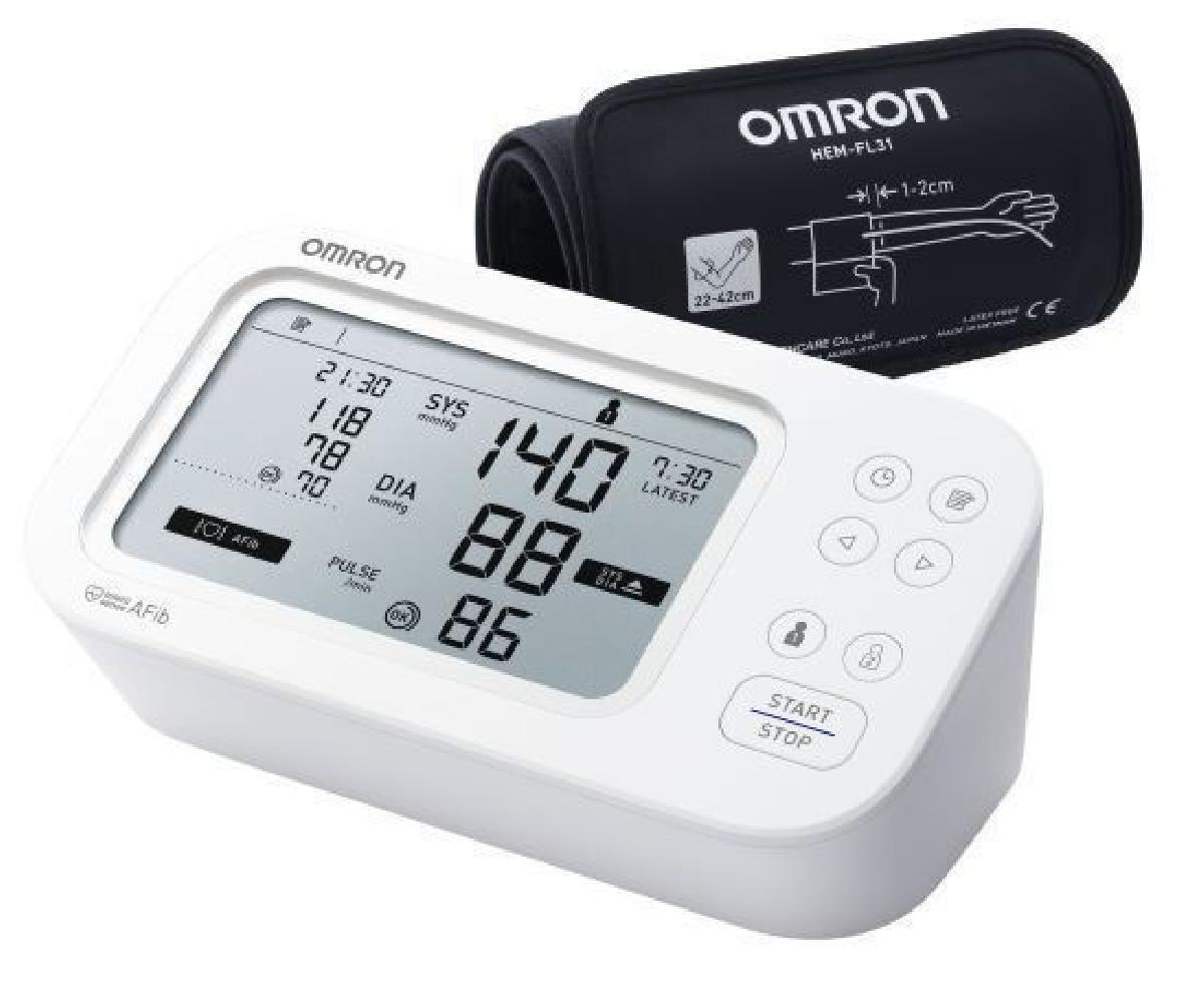 Omron M6 Comfort Ηλεκτρονικό Πιεσόμετρο Μπράτσου Ακριβείας με ανίχνευση Αρρυθμίας HEM-7380-E