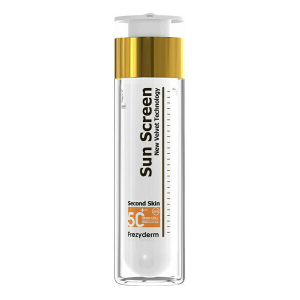 Frezyderm Sun Screen Velvet Αδιάβροχη Αντηλιακή Κρέμα Προσώπου SPF50+ 50ml