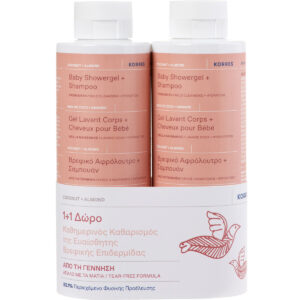 Korres Αφρόλουτρο και Σαμπουάν 250ml & Δώρο 250ml 820667