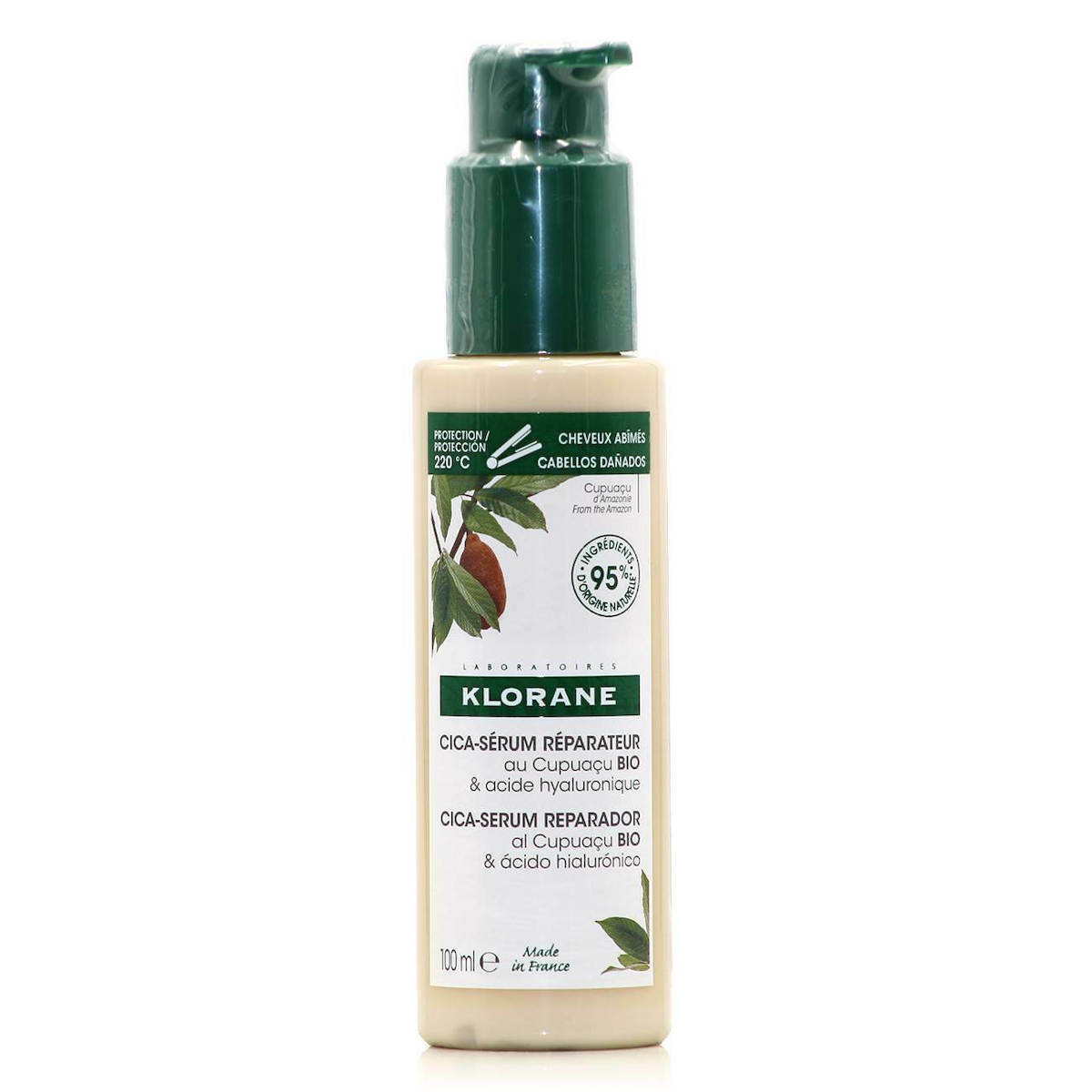 Klorane Cica Serum Αναδόμησης για Όλους τους Τύπους Μαλλιών με Βούτυρο Cupuaçu 100ml