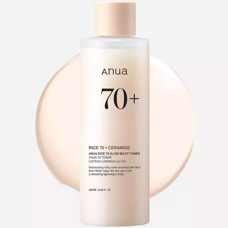 Anua Rice 70 Υγρό Τόνωσης Προσώπου με Υαλουρονικό Οξύ και Παράγωγα Ρυζιού για Ευαίσθητες Επιδερμίδες 250ml