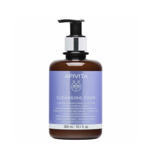 Apivita Olive, Lavender & Propolis Αφρός Καθαρισμού Προσώπου & Ματιών 300ml