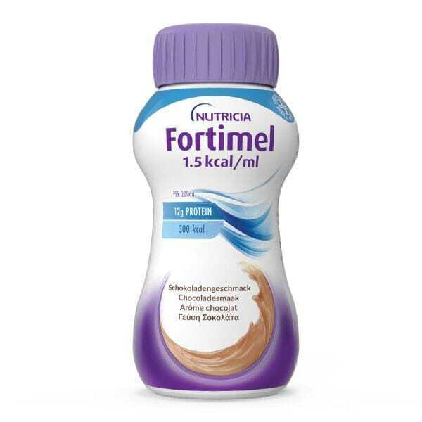 Nutricia Fortimel 1.5kcal Ειδικό Συμπλήρωμα Διατροφής 4 x 200ml Σοκολάτα - Image 2