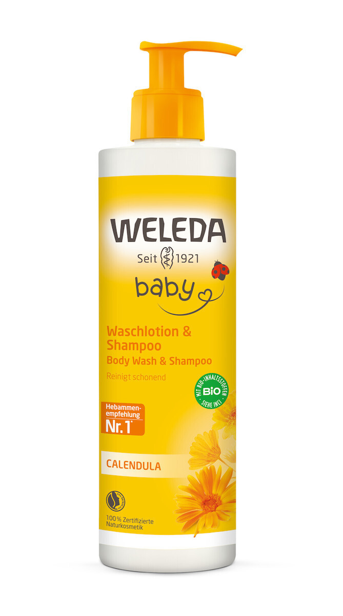 Weleda Σαμπουάν και Αφρόλουτρο Bio 400ml με Αντλία