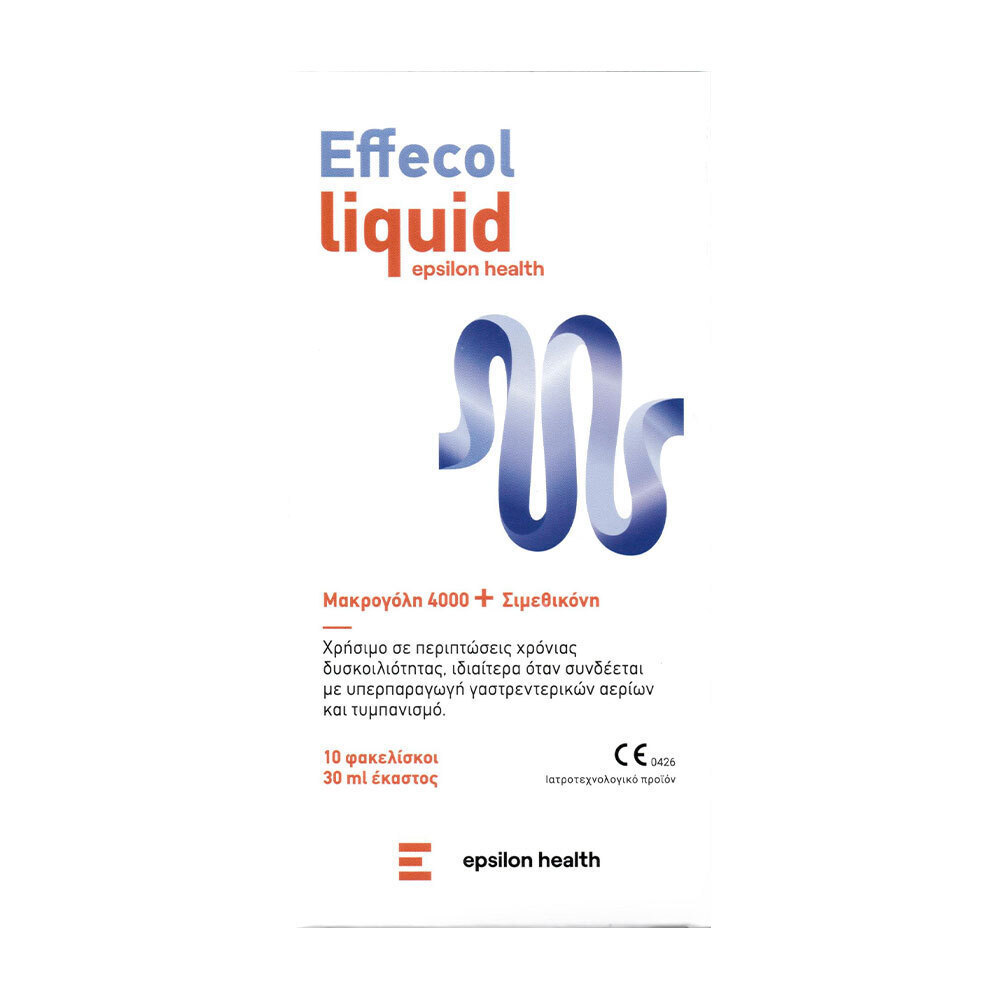 Epsilon Health Effecol Ειδικό Συμπλήρωμα Διατροφής 10 φακελίσκοι Πορτοκάλι
