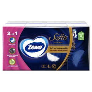 Χαρτομάντηλα Τσέπης Softis Zewa 8 Τεμ