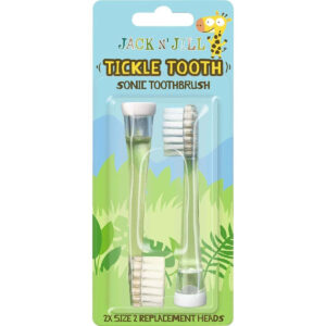 Jack n' Jill Tooth Ανταλλακτικές Κεφαλές Ηλεκτρικής Οδοντόβουρτσας 2τμχ