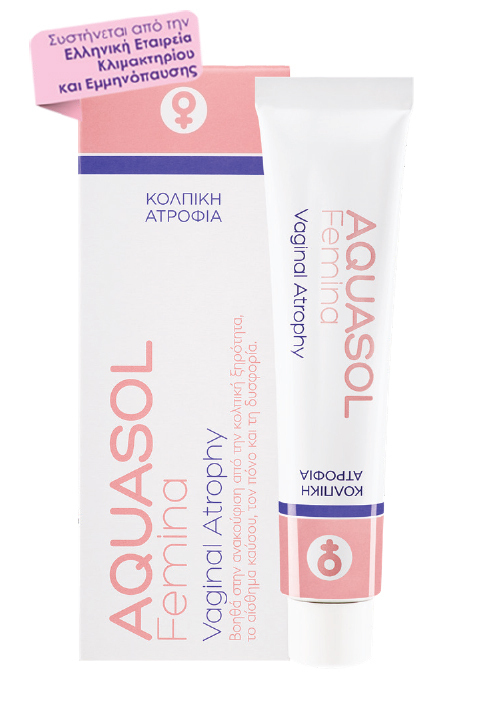 Galenica Aquasol Femina Vaginal Atrophy Κρέμα Προϊόν για την Ευαίσθητη Περιοχή με Αλόη 30ml