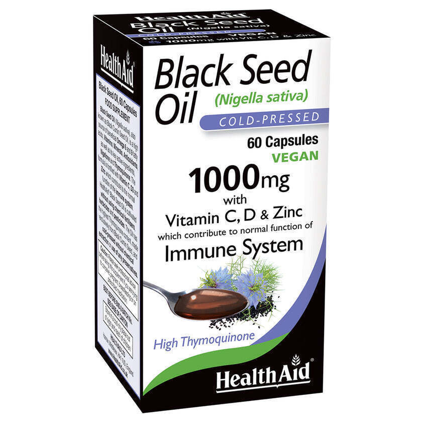 Health Aid Black Seed Oil 1000mg 60 κάψουλες