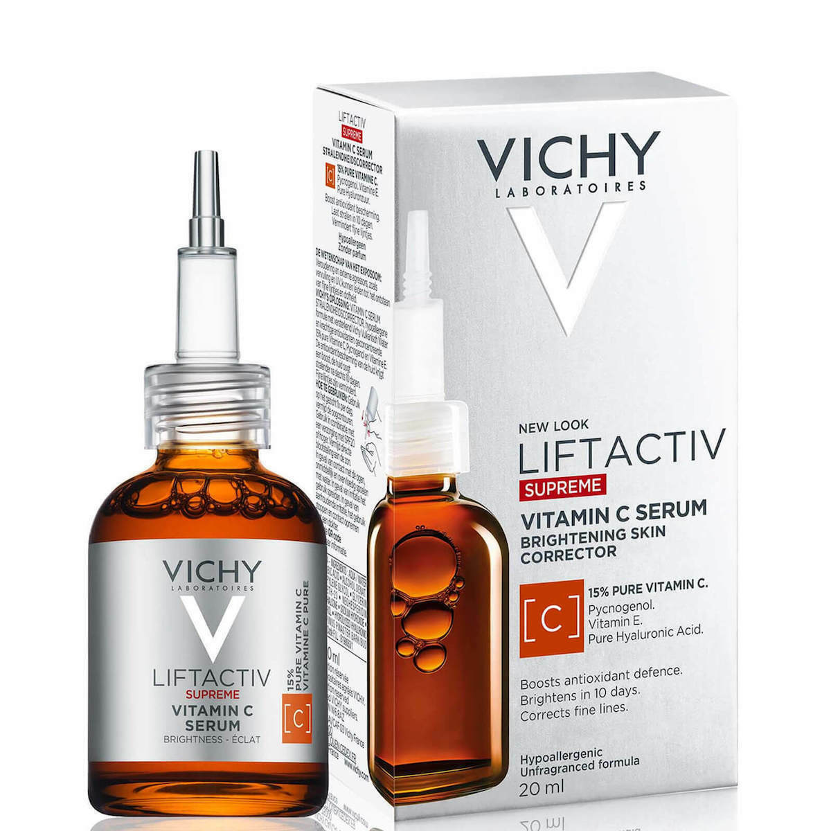 Vichy Liftactiv Supreme Αντιγηραντικό Serum Προσώπου με Βιταμίνη C & Βιταμίνη E για Αποτοξίνωση & Λάμψη 20ml - Image 10