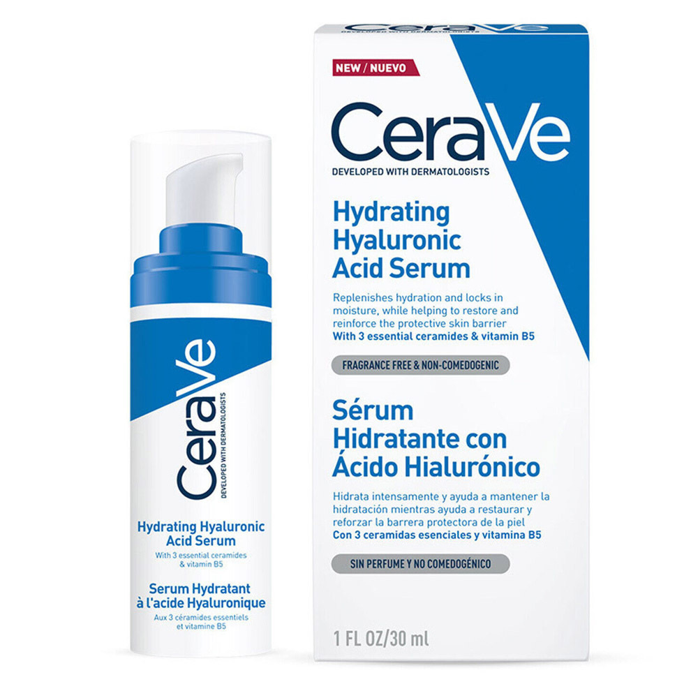 CeraVe Hydrating Καταπραϋντικό & Ενυδατικό Serum Προσώπου με Υαλουρονικό Οξύ & Βιταμίνη B5 30ml - Image 11