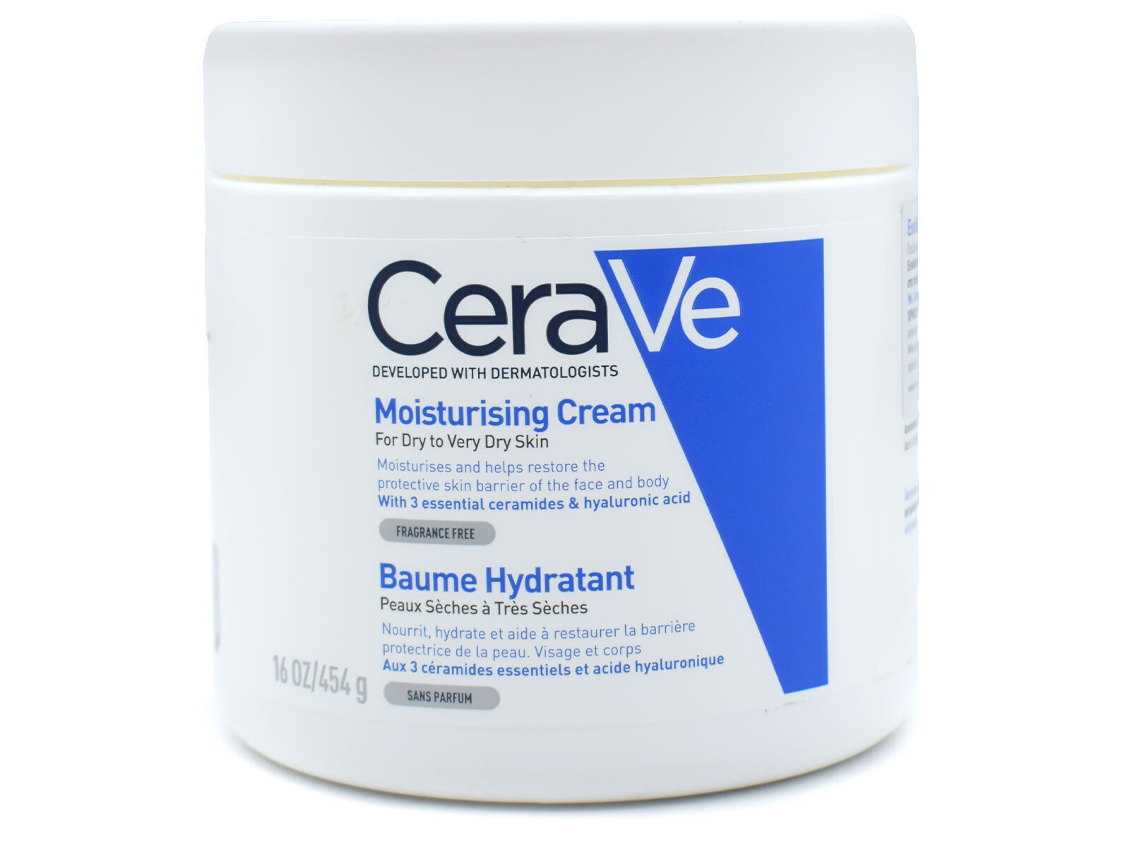 CeraVe Moisturising Ενυδατική Κρέμα Σώματος με Υαλουρονικό Οξύ για Ξηρές/Πολύ Ξηρές Επιδερμίδες 454gr