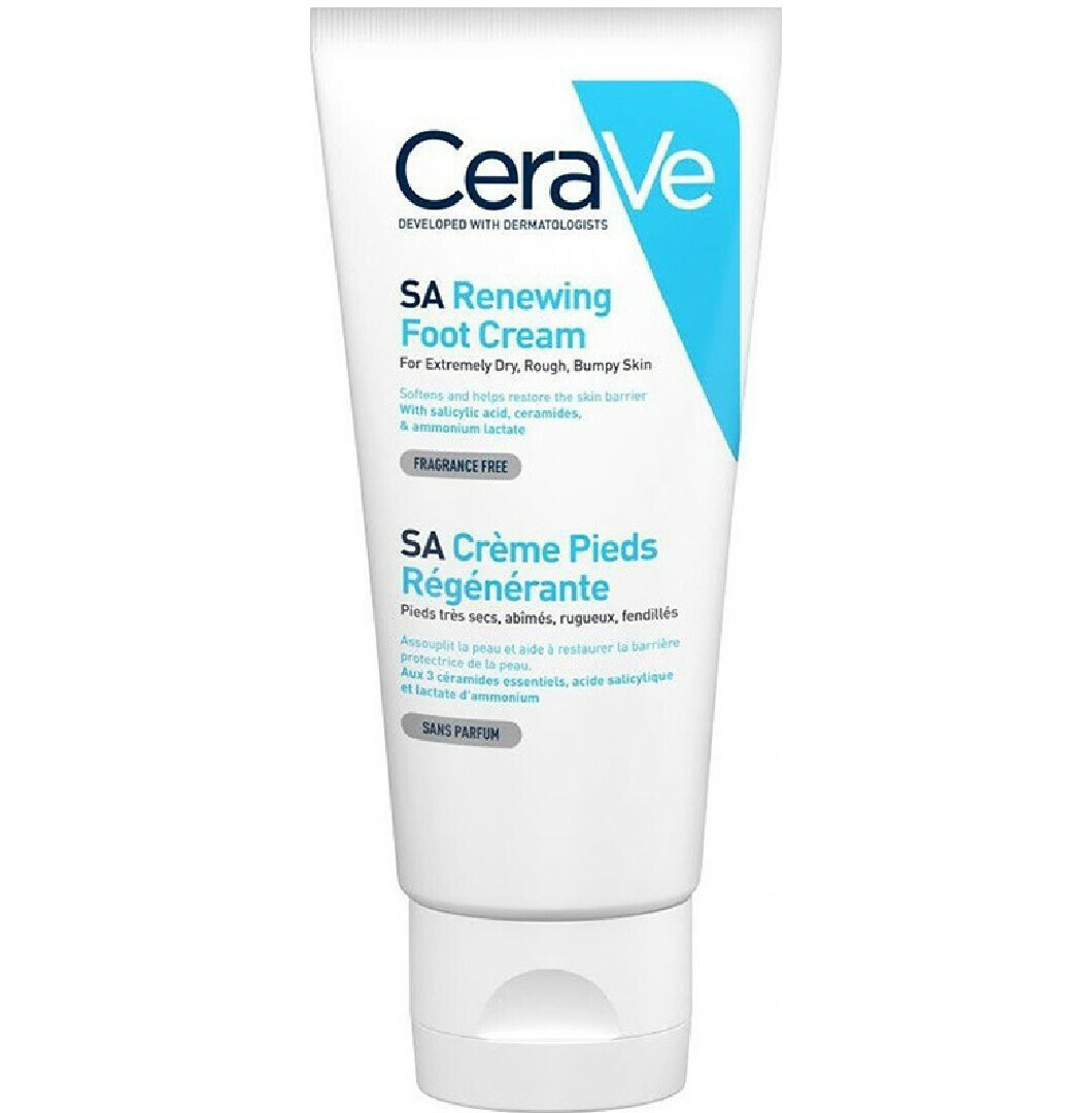 CeraVe SA Renewing Κρέμα Ανάπλασης Ποδιών 88ml
