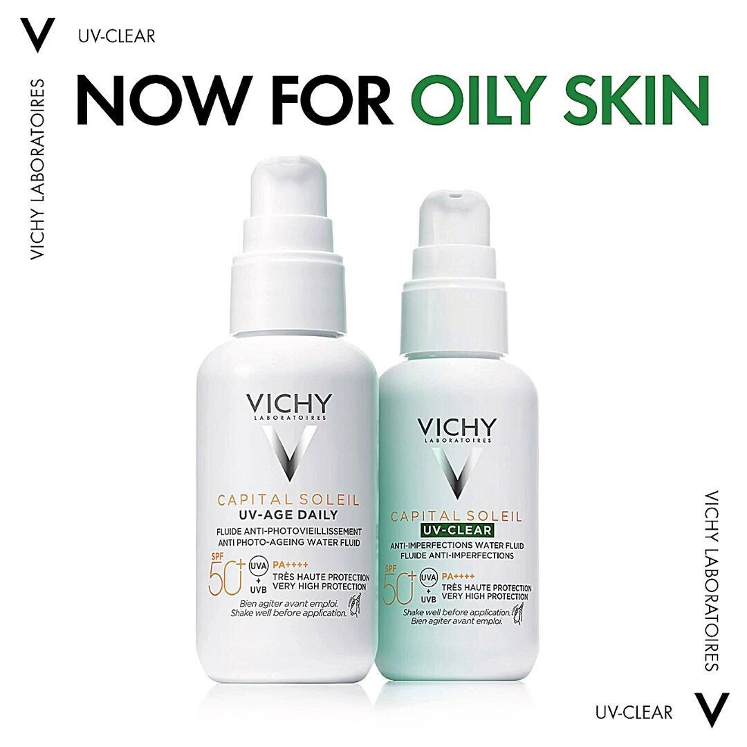 Vichy Capital Soleil UV-Clear Αντηλιακή Λοσιόν Προσώπου SPF50 40ml - Image 33