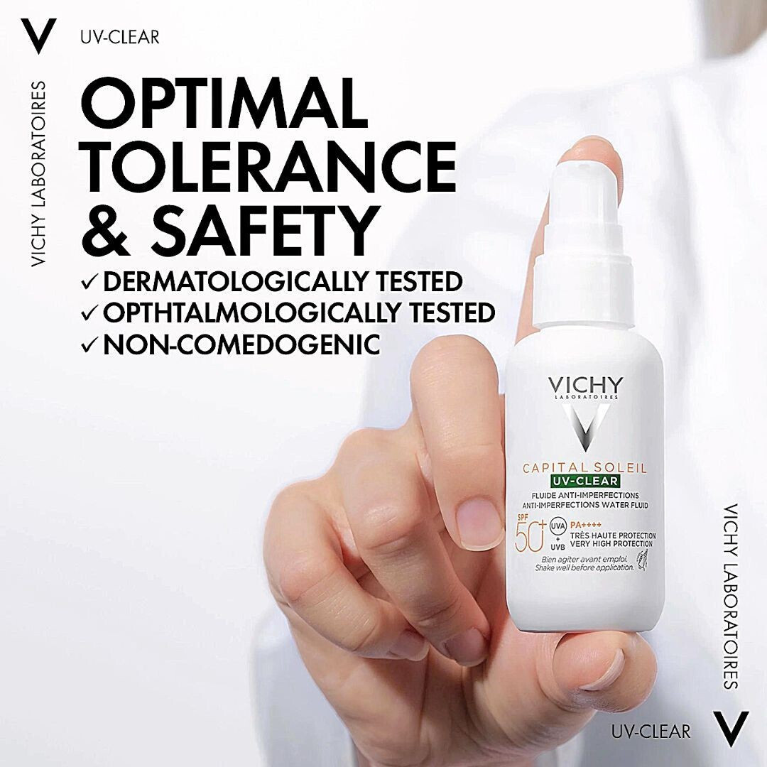 Vichy Capital Soleil UV-Clear Αντηλιακή Λοσιόν Προσώπου SPF50 40ml - Image 35