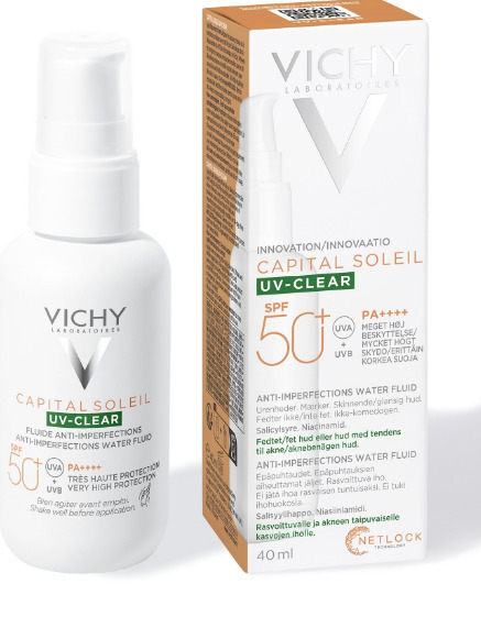 Vichy Capital Soleil UV-Clear Αντηλιακή Λοσιόν Προσώπου SPF50 40ml - Image 42