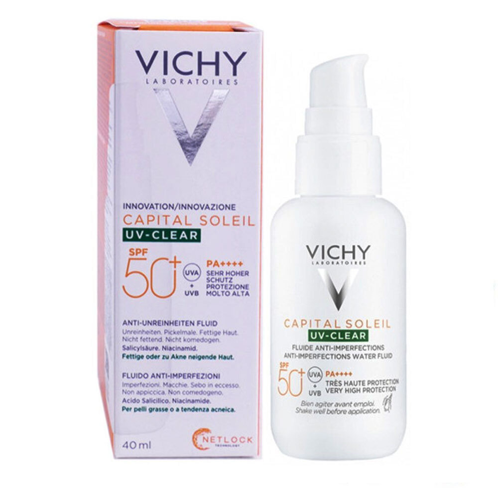 Vichy Capital Soleil UV-Clear Αντηλιακή Λοσιόν Προσώπου SPF50 40ml - Image 38