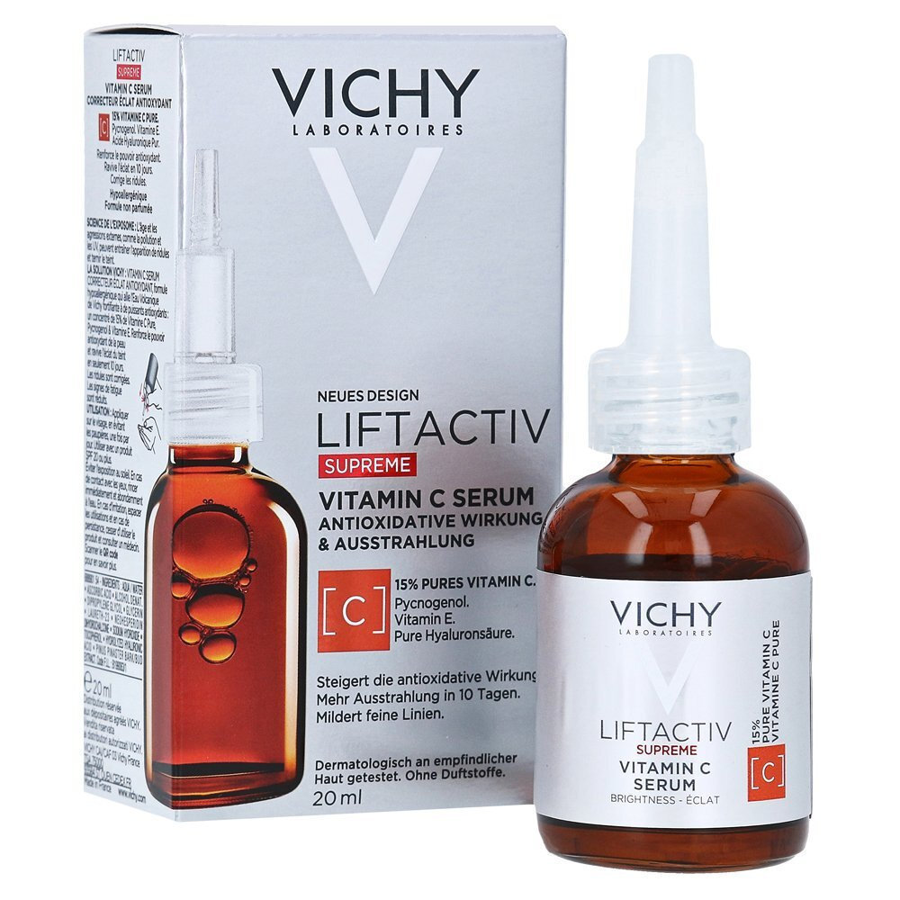 Vichy Liftactiv Supreme Αντιγηραντικό Serum Προσώπου με Βιταμίνη C & Βιταμίνη E για Αποτοξίνωση & Λάμψη 20ml - Image 40