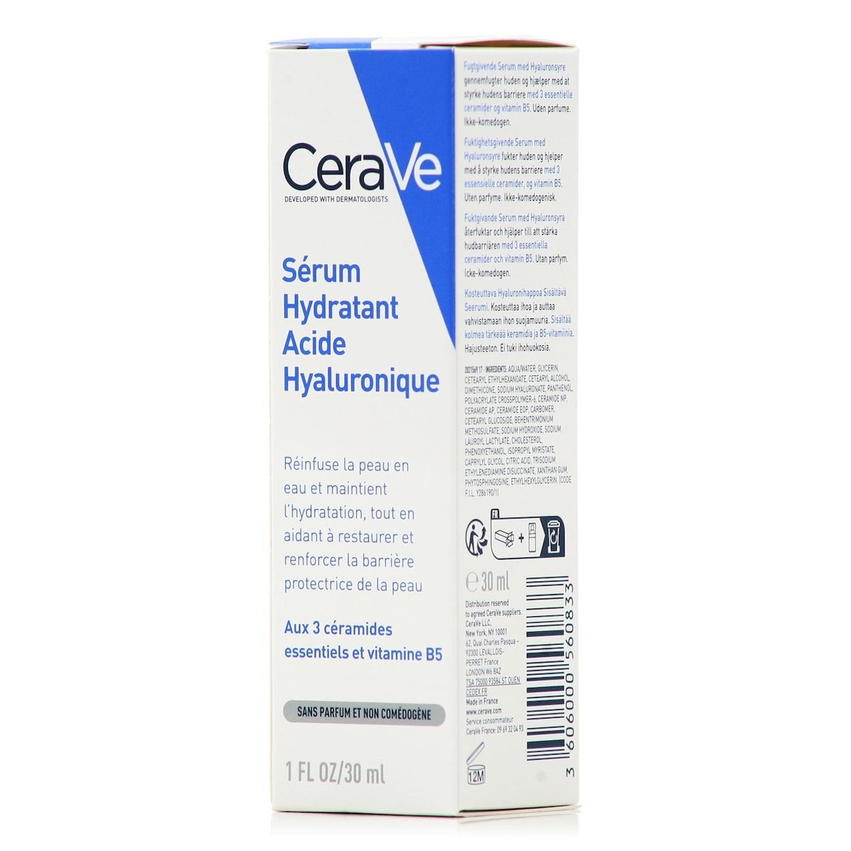 CeraVe Hydrating Καταπραϋντικό & Ενυδατικό Serum Προσώπου με Υαλουρονικό Οξύ & Βιταμίνη B5 30ml - Image 32