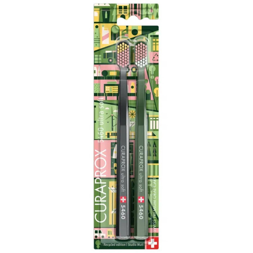 Curaprox 5460 Οδοντόβουρτσα Ultra Soft Μαλακή 2τμχ