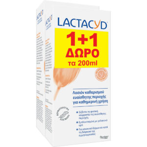 Lactacyd Classic Λοσιόν Καθαρισμού Ευαίσθητης Περιοχής 300ml +δωρο 200ml
